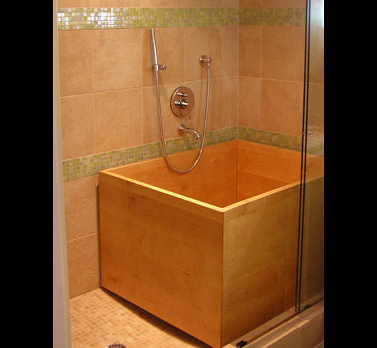 japanese ofuro tub that fits in shower