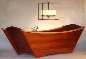 custom wooden shower enclosures, screens and more
