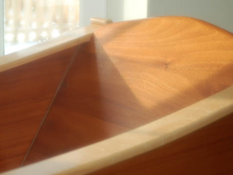 wooden bathtub headboard